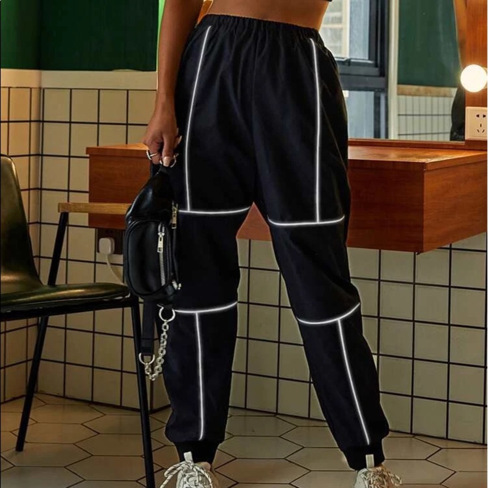 Black Reflective Jogger